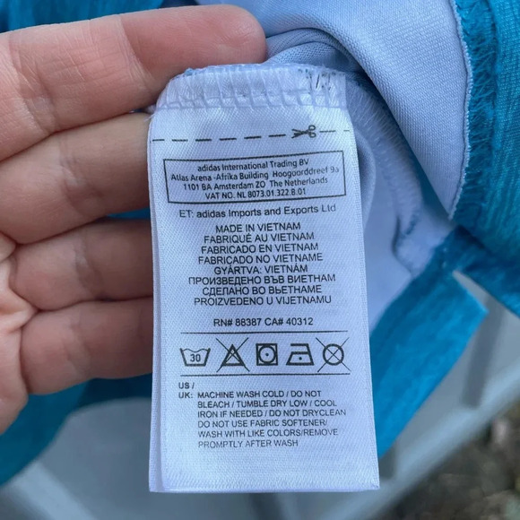 Adidas Puremotion Pleates  Sleeve Polo Tee, size XL - Picture 6 of 10